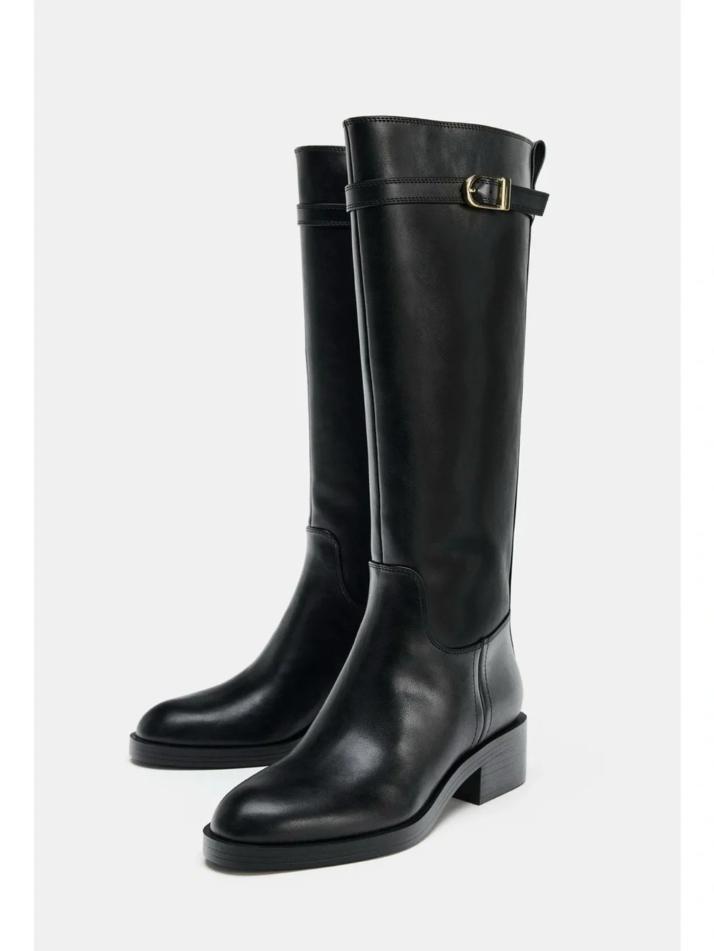ZARA BUCKLED JODHPUR BOOTS
